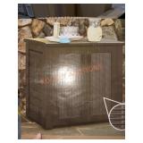 Rubbermaid Bridgeport 123 Gal. Resin Patio Cabinet