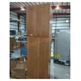 Brown Cupboard 83" x 24" x 22" (Has Damage)