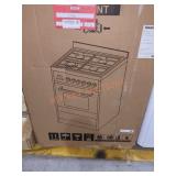 Galanz 24 in. 2.7 cu. ft. Gas Range in Stainless
