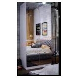 FUFU & GAGA Wardrobe w/ Mirror Doors