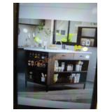 Marble wood grain top island