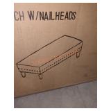 Convenience Concepts faux Cowhide Bench