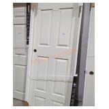 30" x 78" left hand inswing interior door