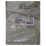 6PC. Plush Bath Towel Set