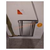 simplehuman 45 l (12 Gal.) Slim Step-On Trash Can