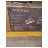 Glacier Bay 33 in. Drop-In Single Bowl Kitchen