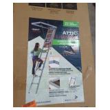 Louisville ladder aluminum attic ladder