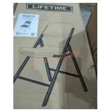 4 Lifetime folding chairs