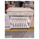 StyleWell Rolling Kitchen Cart 36"W