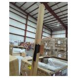 Black aluminum post 8 ft