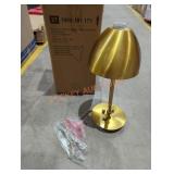 Aged Brass Finish Sconce w/ Metal Shade