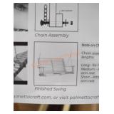 Capers solid pine chain swing