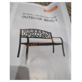 50" patio outdoor bench