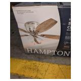 Hampton Bay Sidlow 52"  LED Ceiling Fan
