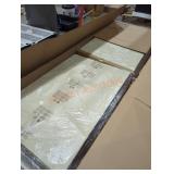 Brown wicker outdoor patio chaise lounge