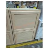 26" x 13" x 23.5" unfinished wall cabinet
