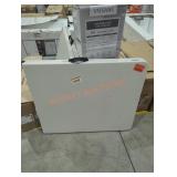 White lifetime folding table