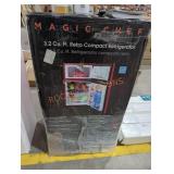 Magic Chef 3.2 cu ft retro compact refrigerator
