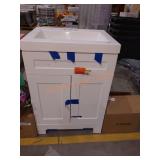 Glacier Bay 25" x 19" x 34" Single Sink Bath