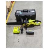 Ryobi 40V 18" Chainsaw Kit w/ Case