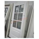 24" x 80" exterior right hand inswing door