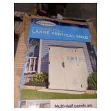 Suncast 53 in. x 32.5 in. x 71.5 in. Plastic Shed