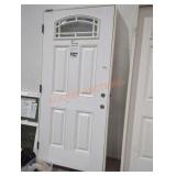 36" x 80" right hand inseing exterior door in