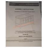 Home Decor. Co. 61" Open Shelf Double Vanity