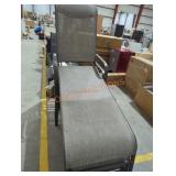 3 outside gray lounge chair