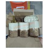 4 PC bathroom accessories set