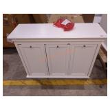 37" Wooden Laundry Organizer