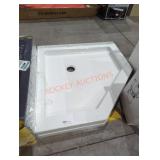 Shower corner base white