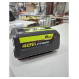 Ryobi 40v 6 ah battery