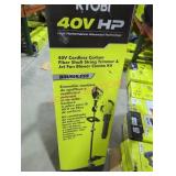Ryobi 40v cordless carbon string trimmer& jet fan