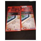 (2) FITTES Aria Lite - Flush Floor Vent 4"x10"