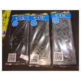 (3) Decor Grates Floor Registers 4"x12"