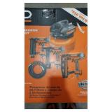 Ridgid 6gal. Air Compressor &3-Tool Combo