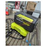 Ryobi 40v 6 ah battery and charger