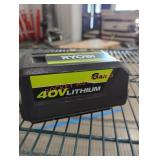Ryobi 40v 6 ah battery