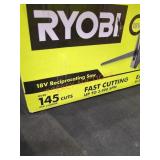 RYOBI 18v Reciprocating Saw Tool Only