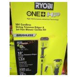 RYOBI 18v String Trimmer Edger, Jet Fan Blower