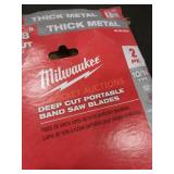 Milwaukee Deep Cut Portable Band Saw Blades