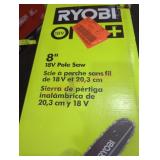 Ryobi 8" 18v pole saw