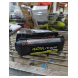 Ryobi 40v 4 ah battery