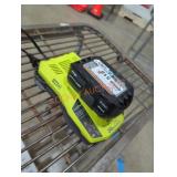 Ryobi 18v 4 ah battery and charger