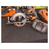 RIDGID 18v 7-1/4" Circular Saw Kit, Charger Only