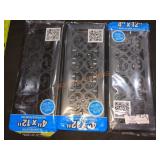 (3) Decor Grates Floor Registers 4"x12"