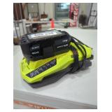 Ryobi 18v 4 ah battery and charger