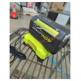 Ryobi 40v 6 ah battery and charger
