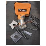 Ridgid 1-1/2 HP 1/4" Compact Fixed Base Router